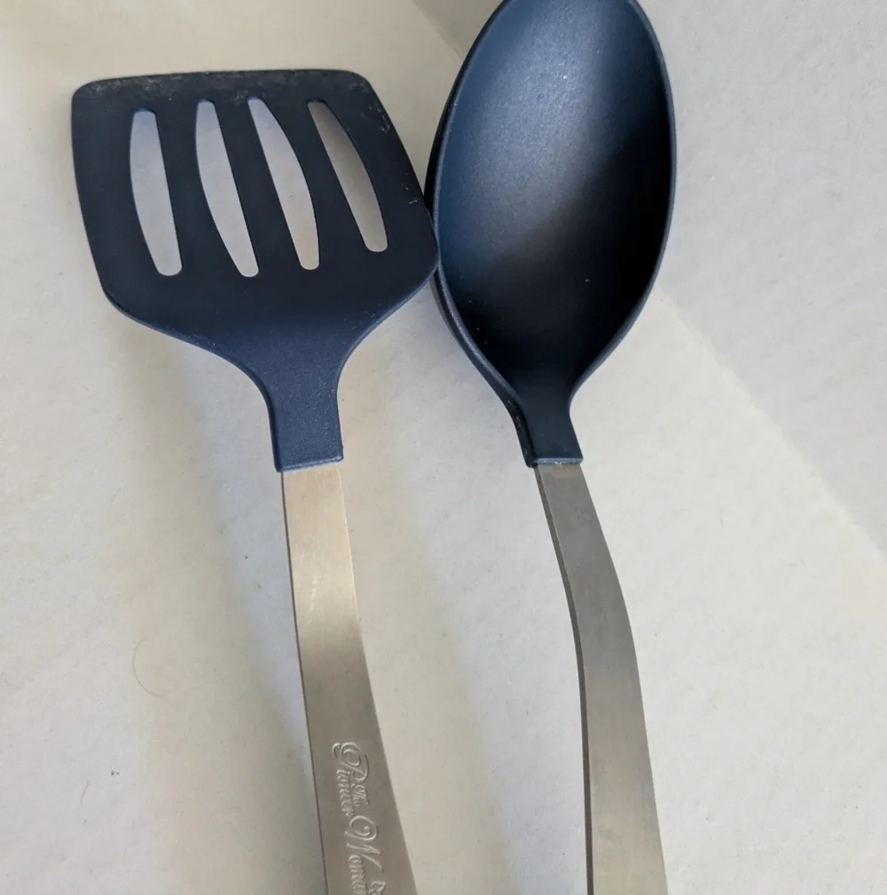 Pioneer Woman Frontier Rose Cooking Spatula and Spoon